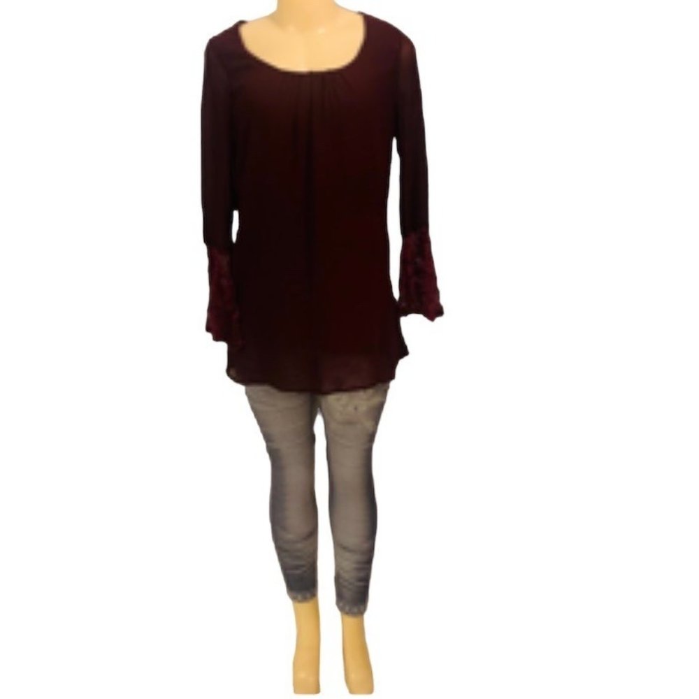 🔥5/$30 Davina Sz XXS Maternity Woman Blouse